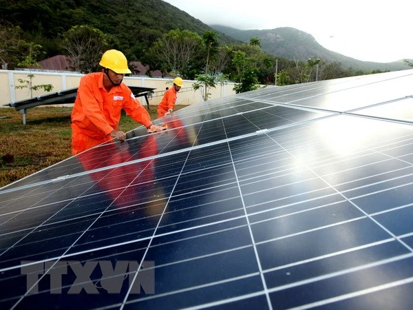 Mise en chantier de la ferme solaire Gelex à Ninh Thuan