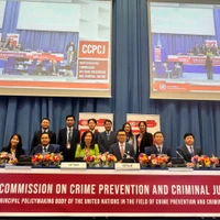 Le Vietnam à la 34e session de la Commission pour la prévention du crime et la justice pénale. Photo : Mofa