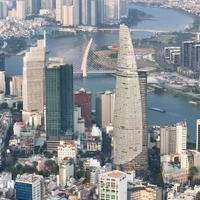La tour financière Bitexco est l'un des symboles de Hô Chi Minh-Ville. (Photo : Hong Dat/VNA)