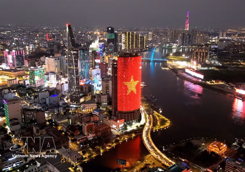 Une vue Hô Chi Minh-Ville. Photo: VNA