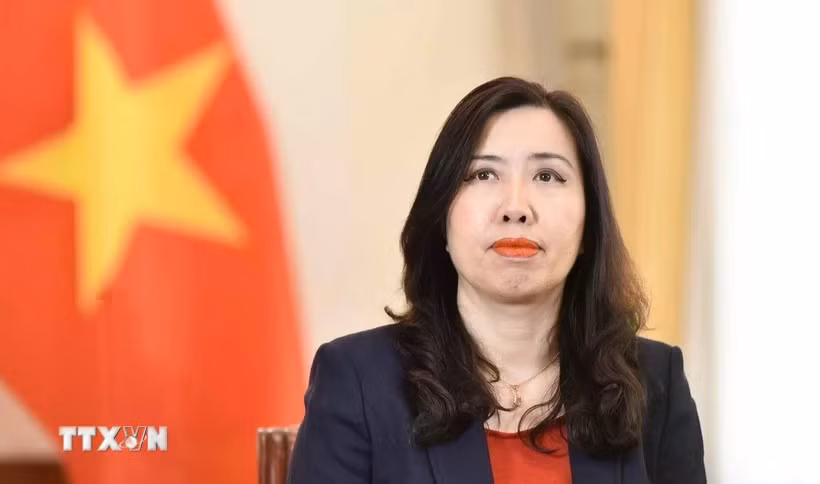 La vice-ministre des Affaires étrangères (AE) Lê Thi Thu Hang. Photo: VNA