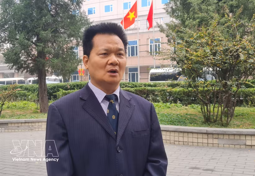 Wang Hanling, chercheur associé à l’Institut de droit international de l’Académie chinoise des sciences sociales. Photo: VNA