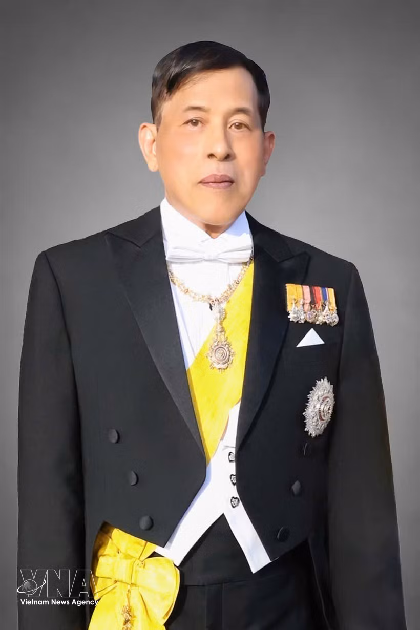 Le roi de Thaïlande Maha Vajiralongkorn Phra Vajiraklaochaoyuhua. Photo: VNA