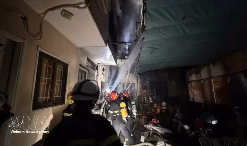 Le lieu de l’incident. Photo: VNA