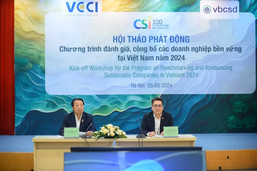 Lancement du programme d'évaluation des entreprises durables en 2025. Photo: VietnamPlus