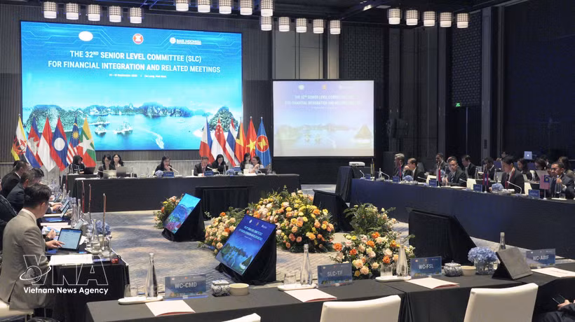 La 32e réunion du Comité de haut niveau sur l’intégration financière de l’ASEAN (SLC). Photo: VNA