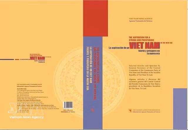 Livre « L’aspiration à un Vietnam puissant et prospère dans la nouvelle ère ». Photo: VNA