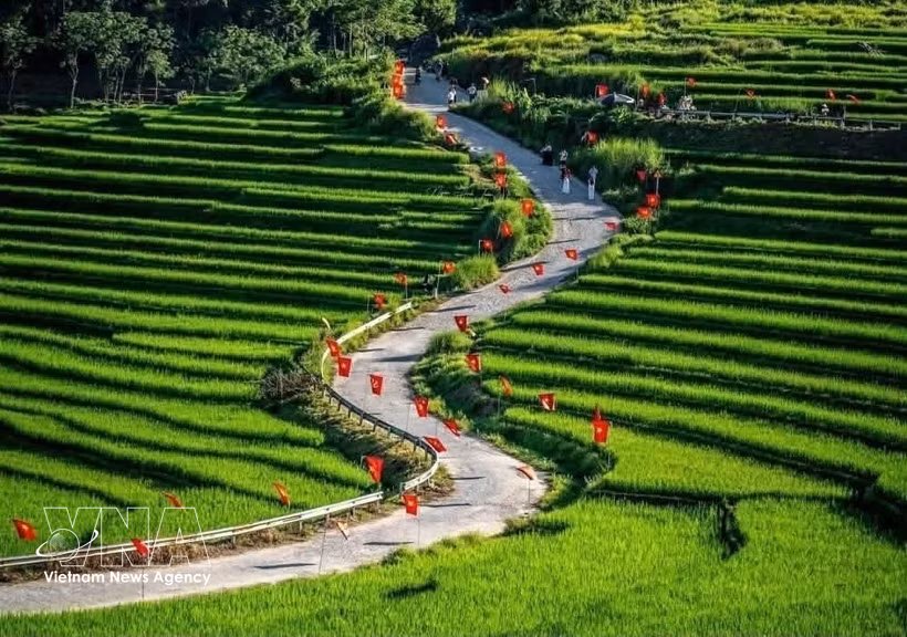 Le site écotouristique communautaire de Pu Luông, province de Thanh Hoa. Photo: VNA