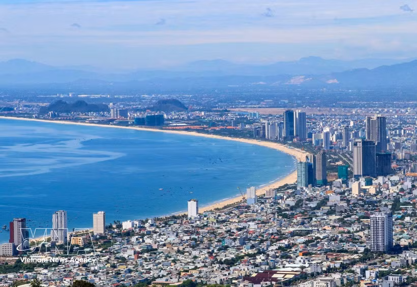 Un coin de la ville balnéaire de Da Nang (Centre). Photo: VNA