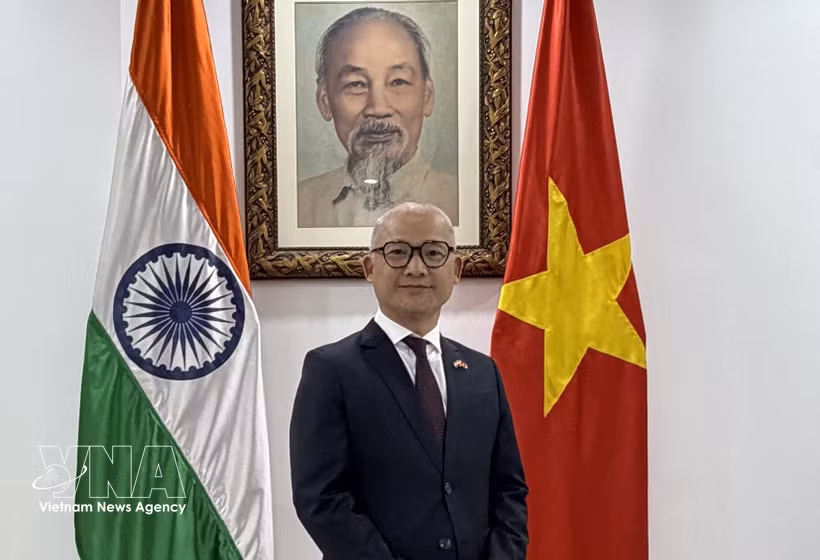 L’ambassadeur du Vietnam en Inde, Trinh Minh Manh. Photo: VNA