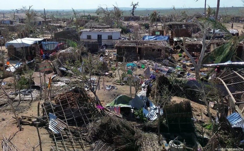 Conséquences du cyclone Chido. Photo : UNICEF