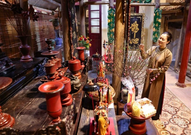 La Maison du Patrimoine, située au 87, rue Ma May, présente le quotidien d’une famille hanoïenne d’autrefois. Photo :VNA