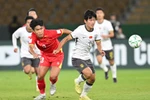 La sélection vietnamienne des moins de 23 ans a été battue 0-3 par son homologue chinoise, mardi soir 20 janvier, en demi-finale de la Coupe d’Asie U23 de l’AFC 2026. Photo: AFC