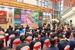 Cérémonie de lancement du programme « Chuyến tàu Hạnh phúc » (Le Train du Bonheur). Photo: VNA