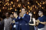 Le Premier ministre Phạm Minh Chính au troisième grand concert organisé par la Télévision nationale du Vietnam (VTV), intitulé "V Fest – Vietnam Today", au Centre national des expositions (commune de Dông Anh, Hanoi). Photo: VNA