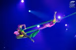 Le numéro "Đu sen" a décroché le Prix Spécial lors du Festival mondial des arts du cirque IDOL 2025 en Russie. Photo: Fédération vietnamienne du cirque