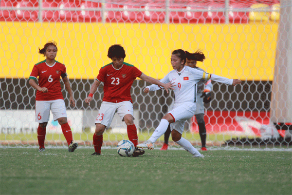 Première victoire du Vietnam au Championnat de football féminin d’Asie du Sud-Est 2018 ảnh 1 Première victoire du Vietnam au Championnat de football féminin d’Asie du Sud-Est 2018 ảnh 1