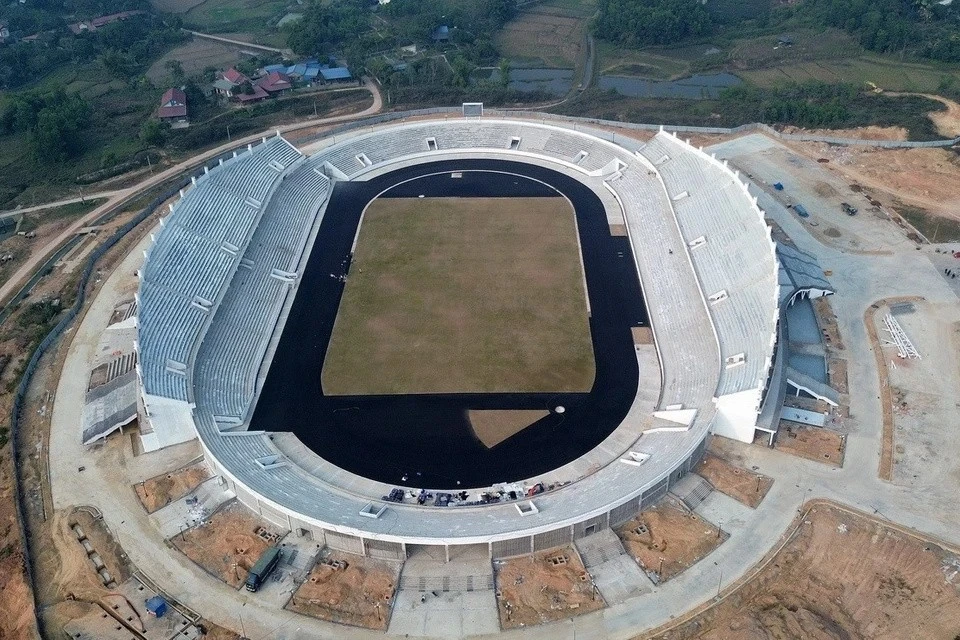 Vue panoramique du stade Thai Nguyen. Photo : VNA