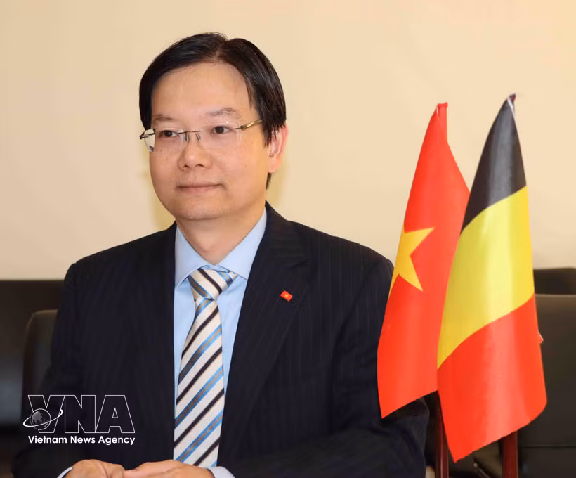 Tran Ngoc Quan, conseiller commercial du Vietnam en Belgique et auprès de l'UE. Photo: VNA