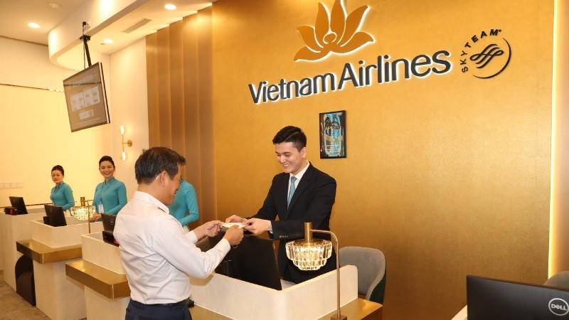 Ce nouvel espace d’enregistrement exclusif offre une expérience cinq étoiles dès l’arrivée à l’aéroport. Photo: nhandan.vn