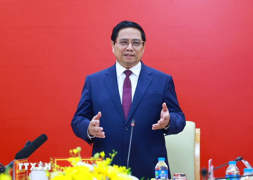 Le Premier ministre fixe cinq missions clés à l’Institut vietnamien des postes et télécommunications. Photo: VNA