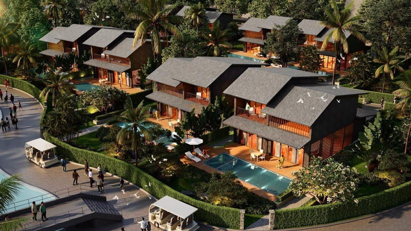 Deuxième phase du complexe balnéaire Mikazuki à Dà Nang. Photo: VNA