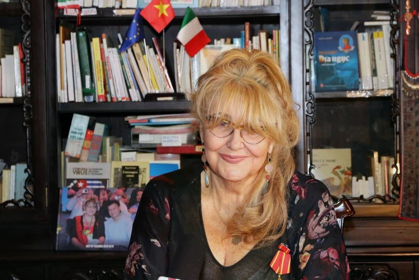 Sandra Scagliotti, consule honoraire du Vietnam à Turin et à Gênes, chercheuse spécialisée sur le Vietnam. Photo: VNA