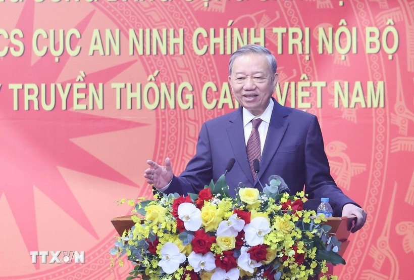 Le secrétaire général du Parti communiste du Vietnam (PCV) Tô Lâm. Photo: VNA