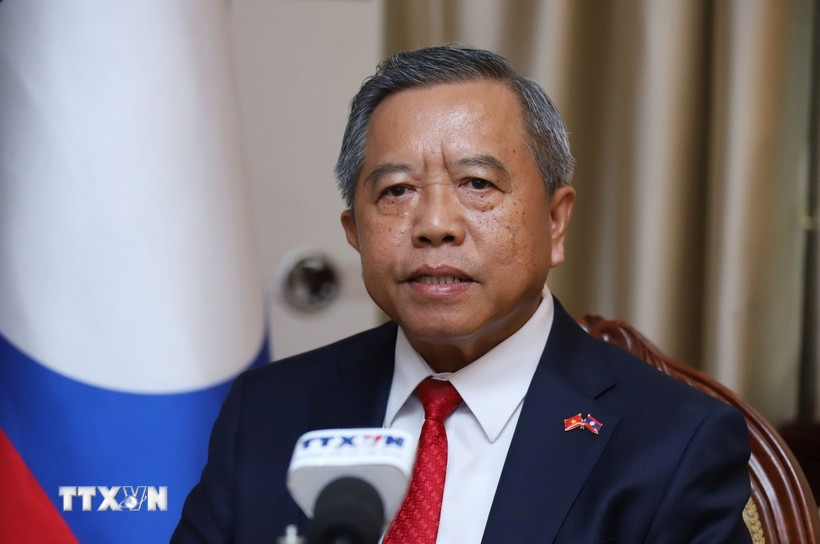 Le ministre lao des Technologies et de la Communication, Boviengkham Vongdara. Photo: VNA
