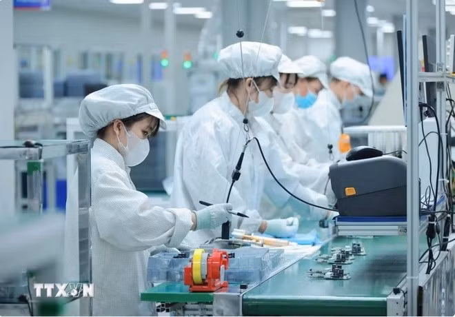 Le Vietnam a mis en œuvre une stratégie visant à former des ressources humaines de haute qualité pour l’industrie des semi-conducteurs. Photo : VNA