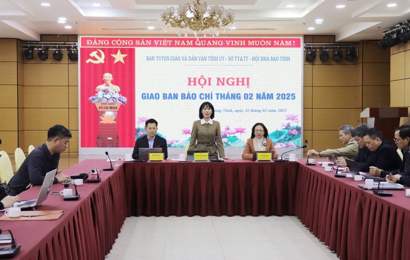 Conférence de presse publiquant rencontre de printemps 2025 entre les localités frontalières vietnamiennes et chinoises. Photo: VNA