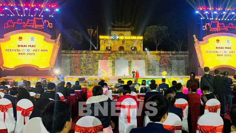 Cérémonie d'ouverture du Festival OCOP Vietnam 2025. Photo: VNA