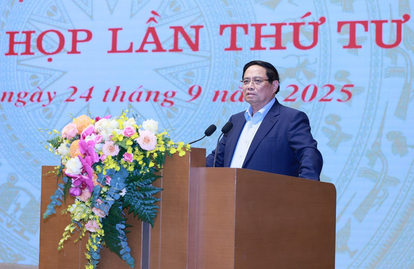 Le Premier ministre Pham Minh Chinh lors de l'événement. Photo: VNA