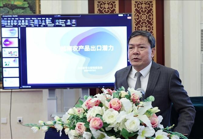 Nong Duc Lai, conseiller commercial du Vietnam en Chine. Photo: VNA