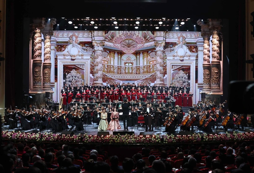 Concert d'amitié Vietnam-Kazakhstan. Photo: VNA