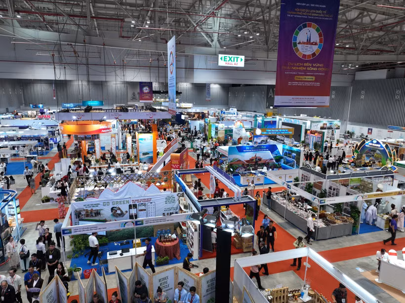 Le Salon international du tourisme de Hô Chi Minh-Ville 2025 attire plus de 46 000 visiteurs. Photo: PLO