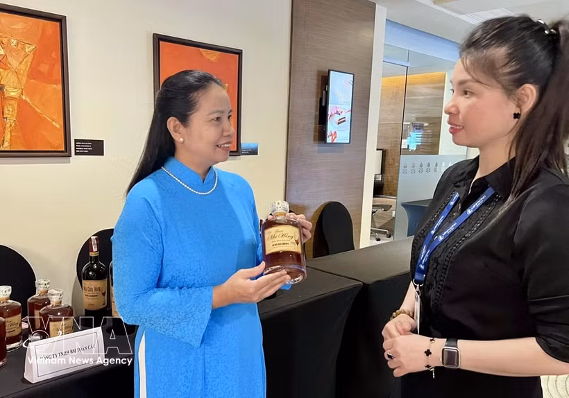 Tran Thi Man, directrice commerciale de la compagnie par actions BM Toan Cau. Photo: VNA