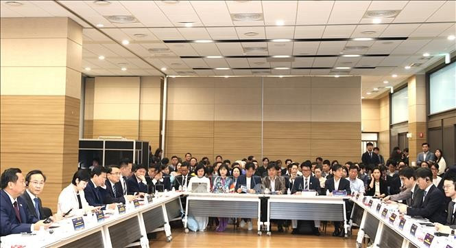 Conférence de promotion de la coopération économique Vietnam–République de Corée. Photo: VNA