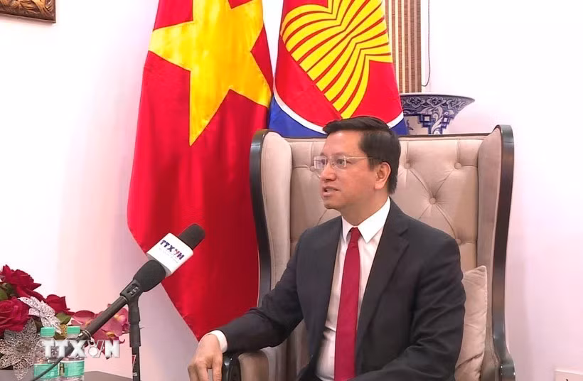 Ambassadeur du Vietnam en Inde, également accrédité au Népal et au Bhoutan Nguyen Thanh Hai. Photo: VNA