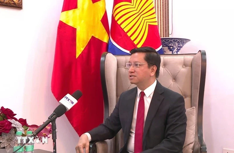 Ambassadeur du Vietnam en Inde, également accrédité au Népal et au Bhoutan Nguyen Thanh Hai. Photo: VNA
