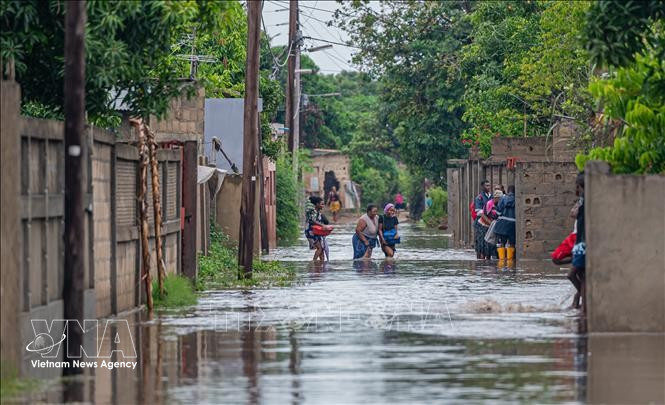 Zone touchée par les inondations dans la province de Maputo, au Mozambique, le 12 janvier 2026. Photo : Xinhua/VNA.