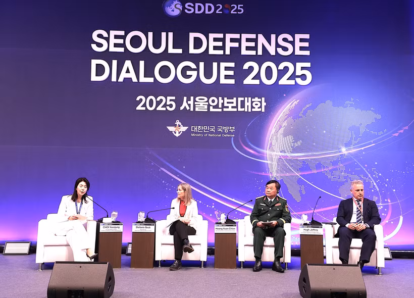 La délégation du ministère vietnamien de la Défense participe au 14e Dialogue de défense de Séoul (SDD-14), tenu du 8 au 10 septembre. Photo: VNA