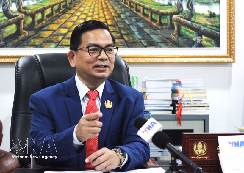 Le Dr Kin Phea, directeur général de l’Institut des relations internationales du Cambodge (RAC). Photo : VNA