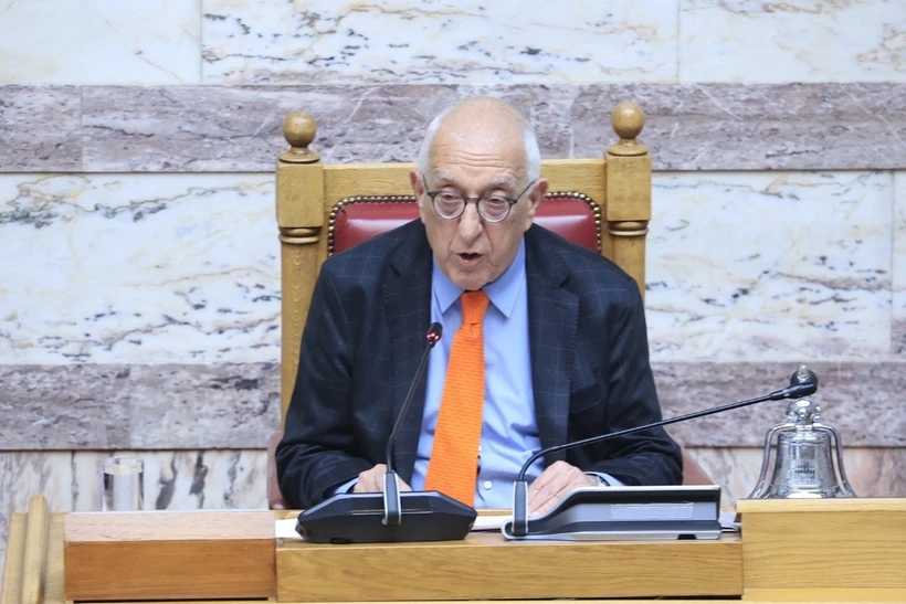 Le nouveau président du Parlement grec. Photo: VNA