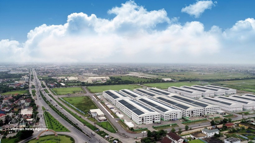La zone industrielle complexe d'An Phát, à Hai Duong, est une zone éco-industrielle. Photo : VNA