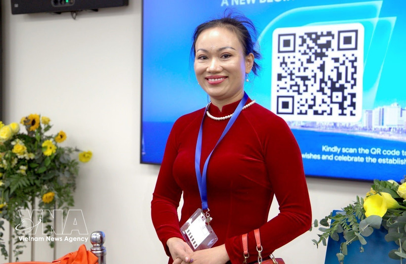 Nguyen Thi Thuy, une Vietnamienne résidant et travaillant à Ramat Gan. Photo: VNA