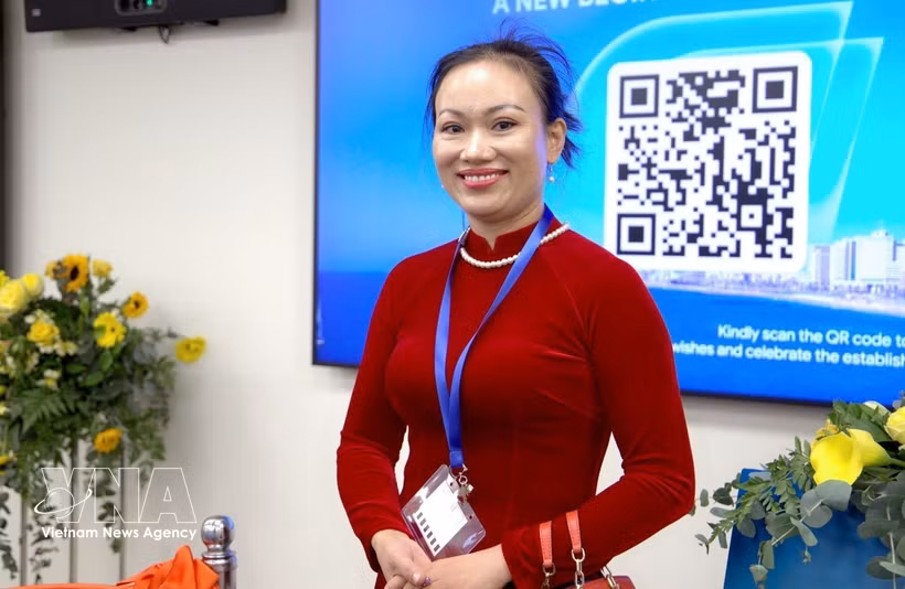 Nguyen Thi Thuy, une Vietnamienne résidant et travaillant à Ramat Gan. Photo: VNA