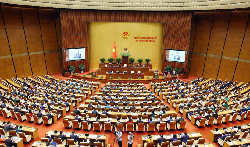 Séance d'ouverture de la 10e session de la 15e Assemblée nationale. Photo : VNA