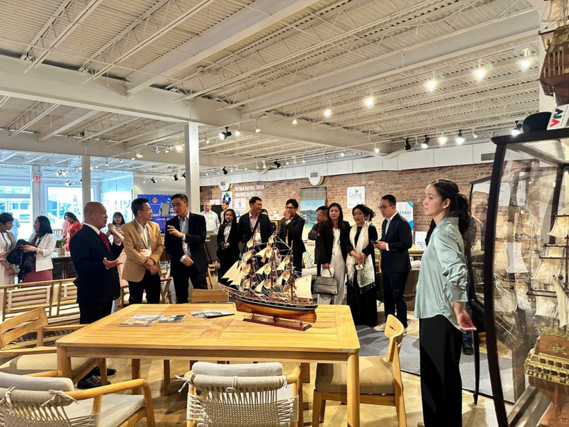 Les produits vietnamiens au salon High Point Market 2025. Photo: tapchicongthuong.vn