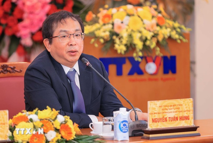 Nguyen Tuan Hung a été reconduit au poste de directeur général adjoint de la VNA. Photo: VNA